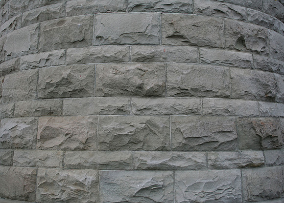 Rounded Stone Wall