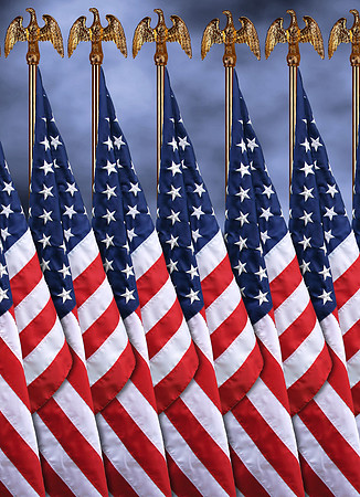Row of Flags