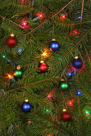 Multi-Colored Ornaments V